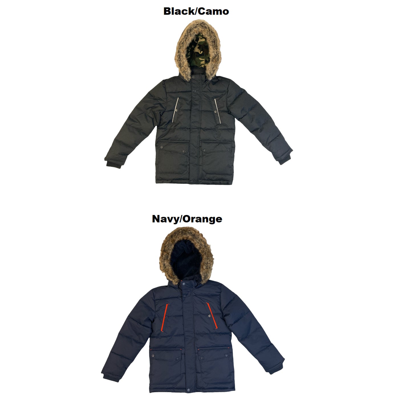 Member's Mark Boy's Durable Wind Resistant Ultimate Parka Jacket, Removable Hood