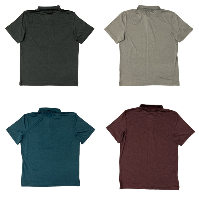 Member's Mark Men's Luxe Active Textured Jacquard Polo