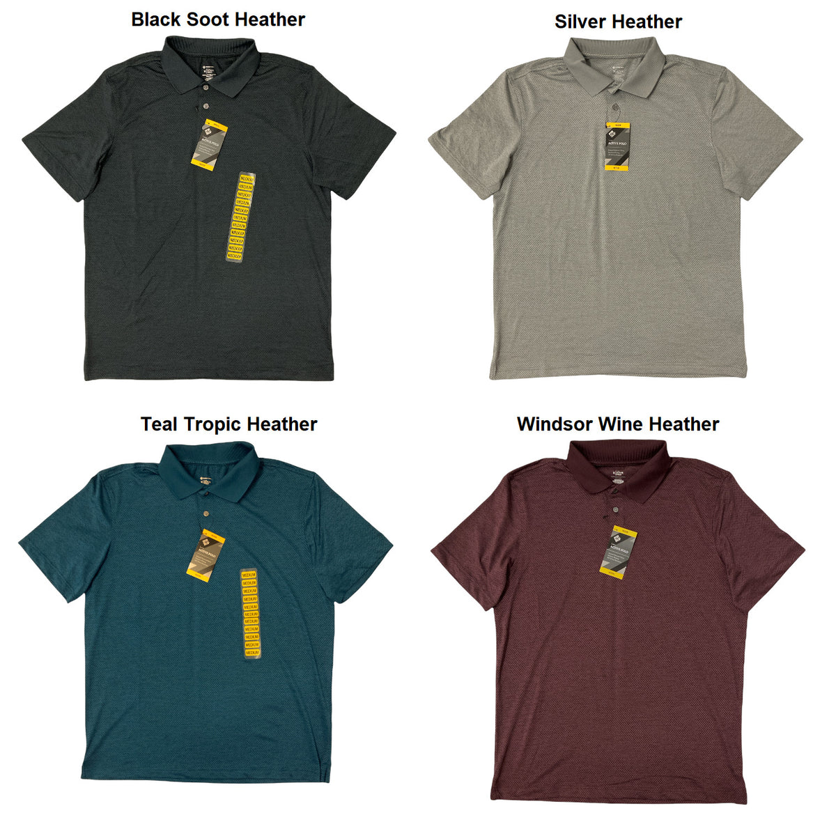 Member's Mark Men's Active Luxe Tee - Short Sleeve Crew Neck With Media Pocket