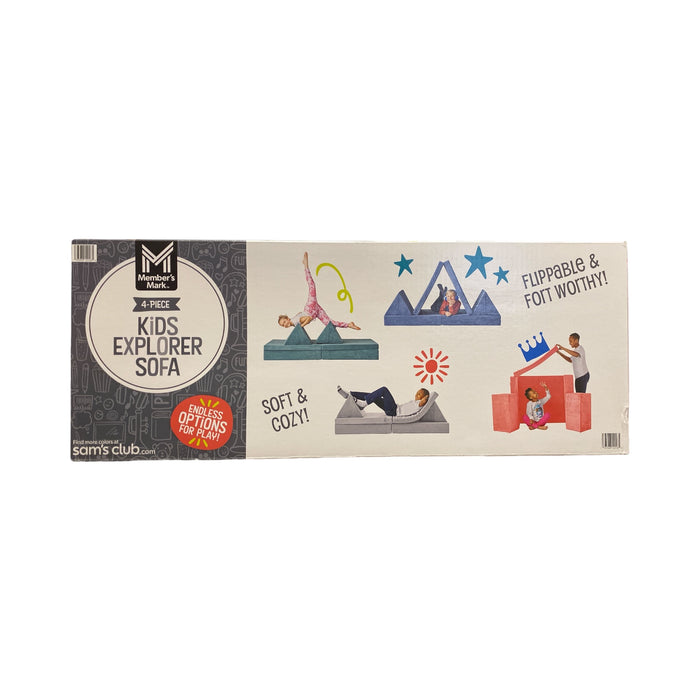 Member's Mark 4 Piece Kids Explorer Sofa, Meteorite