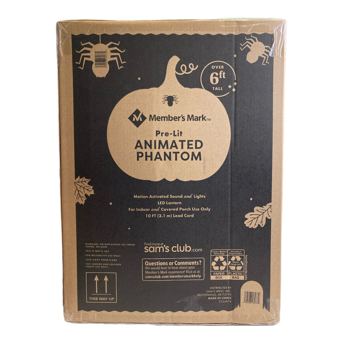 Member's Mark Pre-Lit LED Animated Motion Activated Phantom Halloween Decor