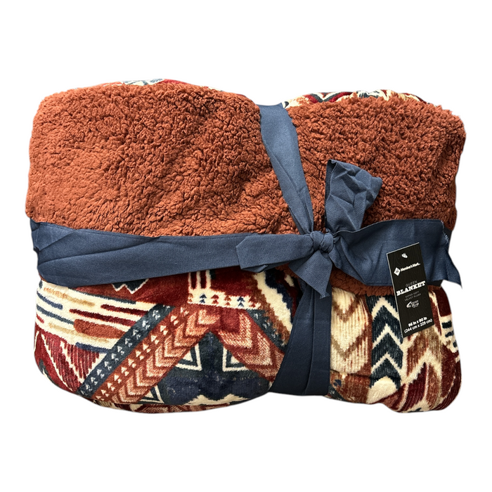 Member's Mark Super Soft Velvet Plush Queen Blanket, 96in x 90in, Weston Multi