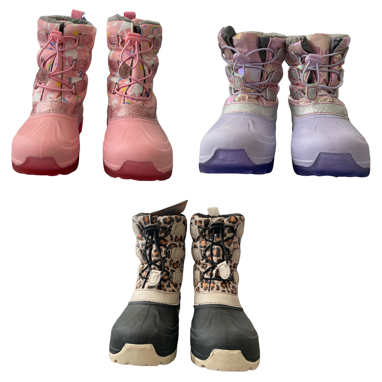 Member's Mark Toddler Girl's Water Resistant Snow Boot W/ Warm Lining