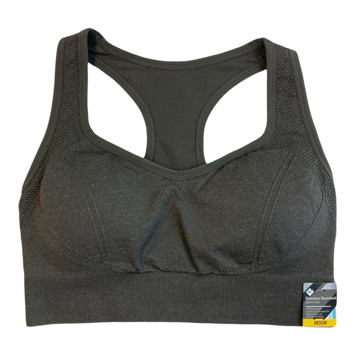 Member's Mark Women's Moisture Wick Seamless Racerback Sports Bra, Med Support