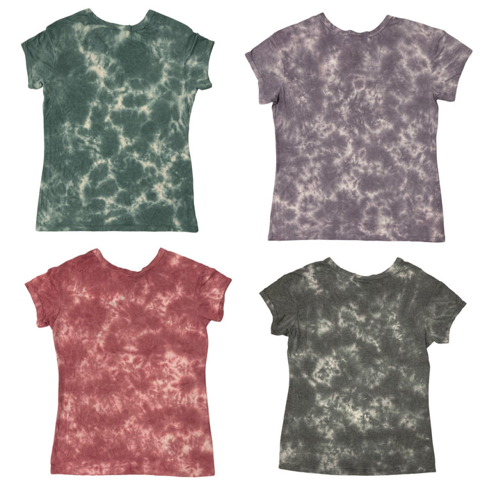 Member's Mark Women's Relaxed Fit Short Sleeve Luxe Tie Dye Tee