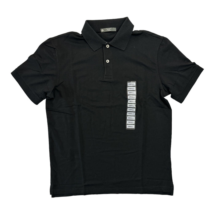 Member's Mark Men's Long Sleeve Stretch Cotton Pique Polo Shirt (Red, M)