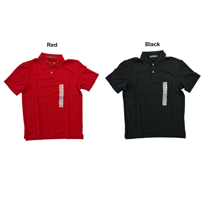 Member's Mark Men's Short Sleeve Stretch Cotton Pique Polo Shirt