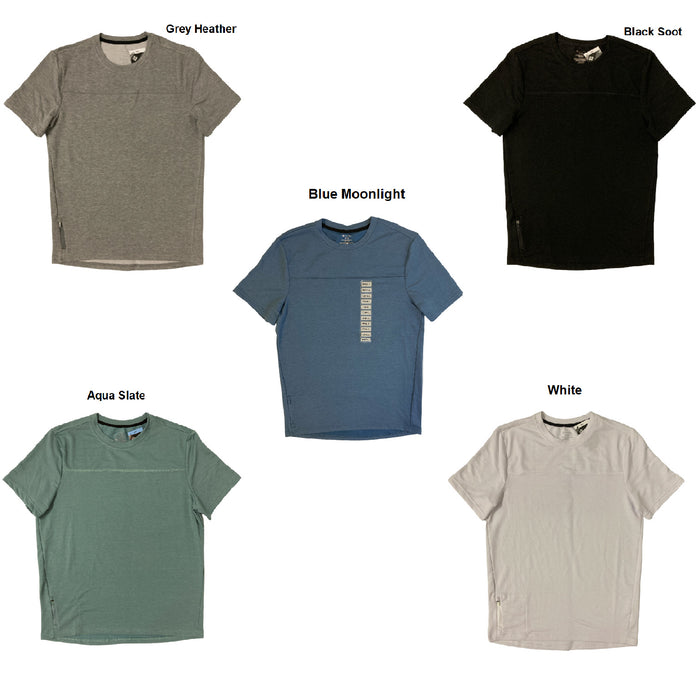 Member's Mark Men's Zip Media Pocket Short Sleeve Luxe Tee