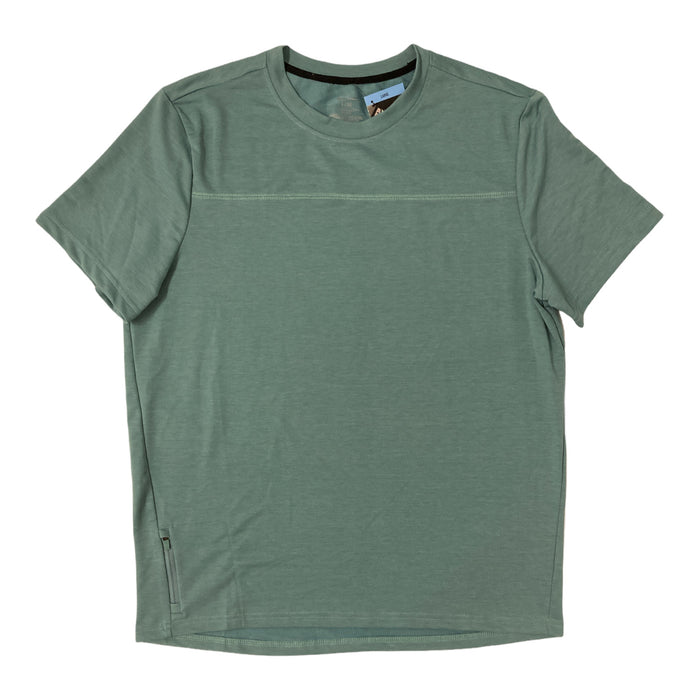 Member's Mark Men's Zip Media Pocket Short Sleeve Luxe Tee