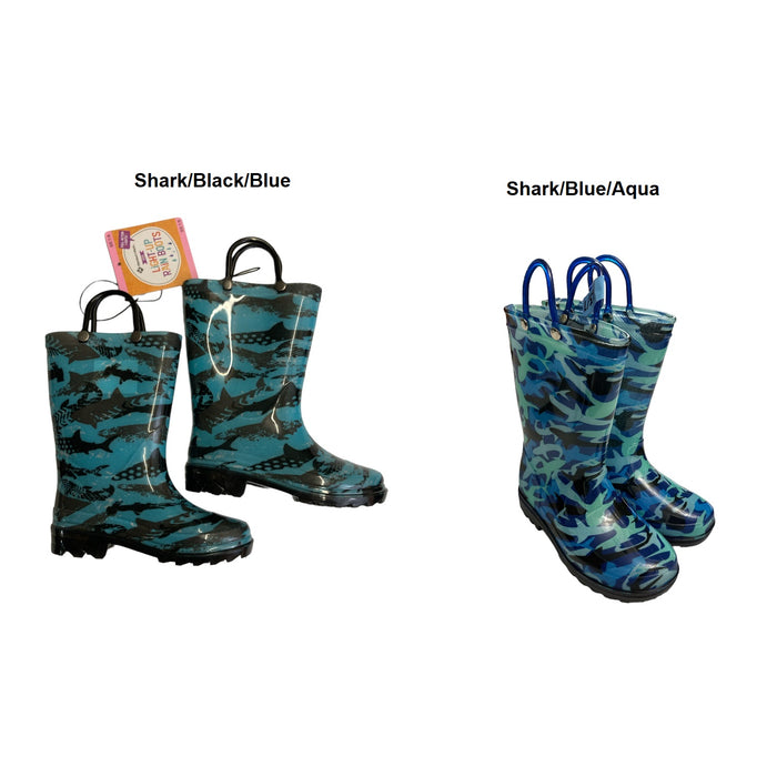 Member's Mark Boy's Waterproof Light Up Pull-On Rain Boots