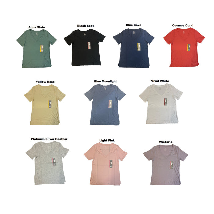 Member's Mark Women's Essential Short Sleeve V-Neck Tee