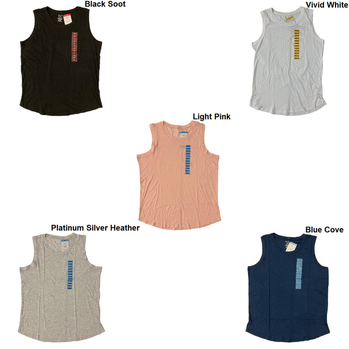 Member's Mark Women's Relaxed Fit Pima Cotton & Modal Essential Tank