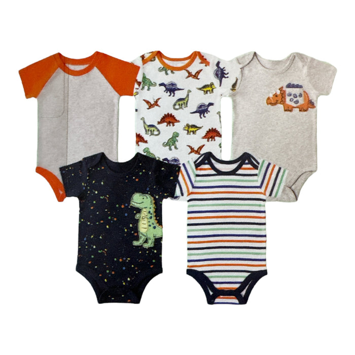 Member's Mark Baby Boy's 5-Pack Baby's Favorite Short Sleeve Bodysuits