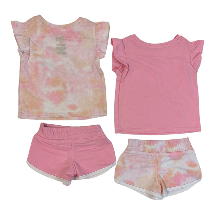 Member's Mark Baby & Toddler Girl's 4-Piece Shorts & Tops Playwear Set