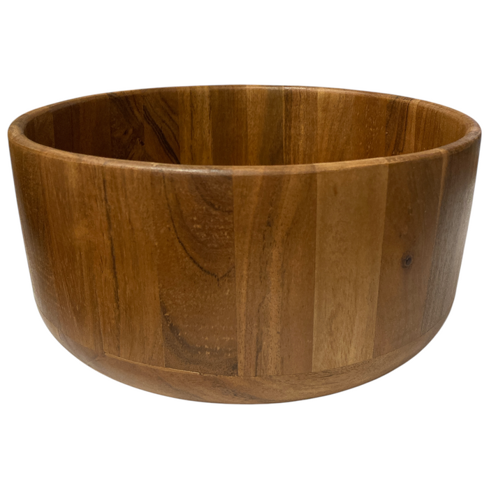 Member's Mark Acacia Wood Salad Bowl with Servers