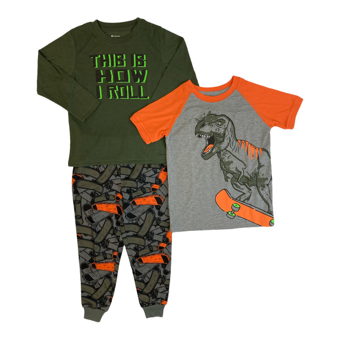 Member's Mark Boy's 3-Piece Graphic Print Sleep Pant Set