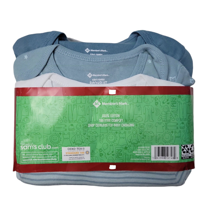 Member's Mark Tag-Free Comfort Baby's Favorite 7-Pack Body-Suits