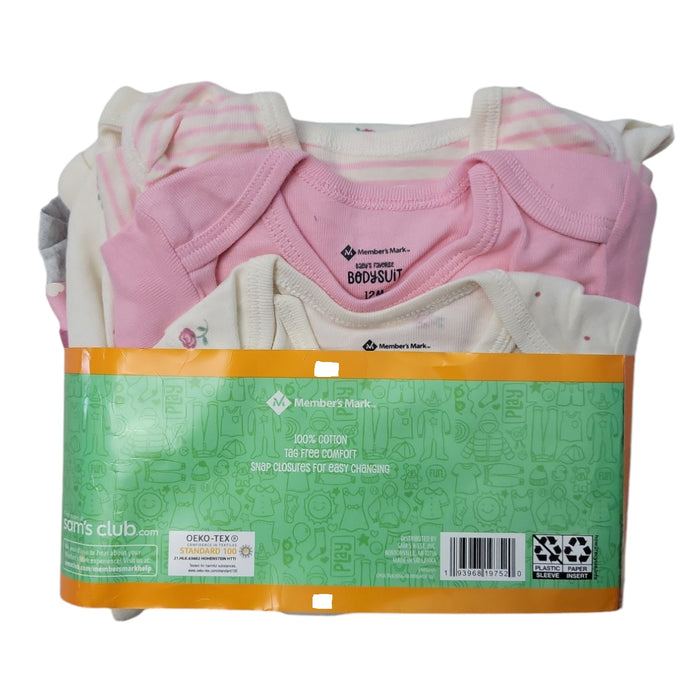 Member's Mark Tag-Free Comfort Baby's Favorite 7-Pack Body-Suits