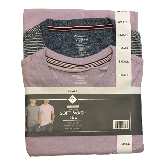 Member's Mark Men's 2-Pack Easy-Care Everyday Super Soft Fabric Tee