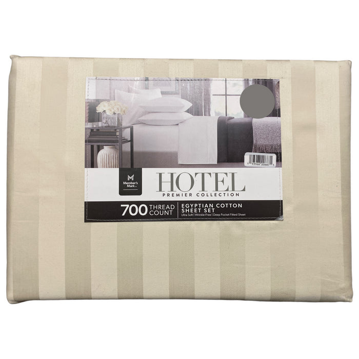 Member's Mark Hotel Premier Egyptian Cotton 6-Piece Sheet Set, 700 Thread Count