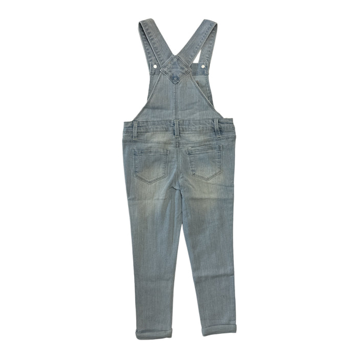 Member's Mark Girl's Favorite Adjustable Button Strap Denim Overalls