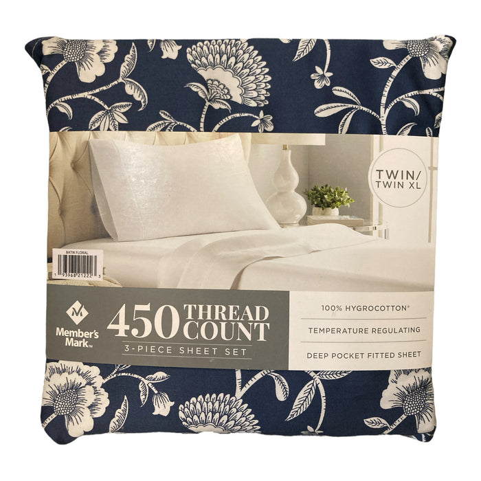 Member's Mark 450 Thread Count 3-Piece Twin/Twin XL Sheet Set