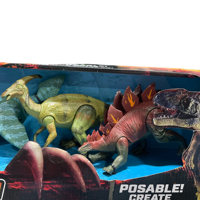 Member's Mark Kid's Posable Dinosaur Action Figures, 6 Pack