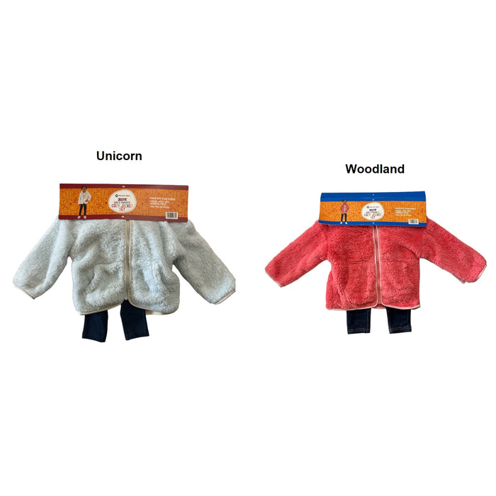Member's Mark Girl's 3-Piece Favorite Cozy Jacket, Top & Legging Set