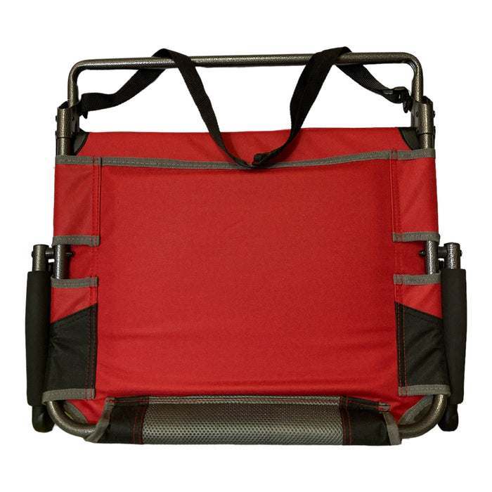 Member's Mark Deluxe Folding Stadium Seat With Lumbar Support, Red