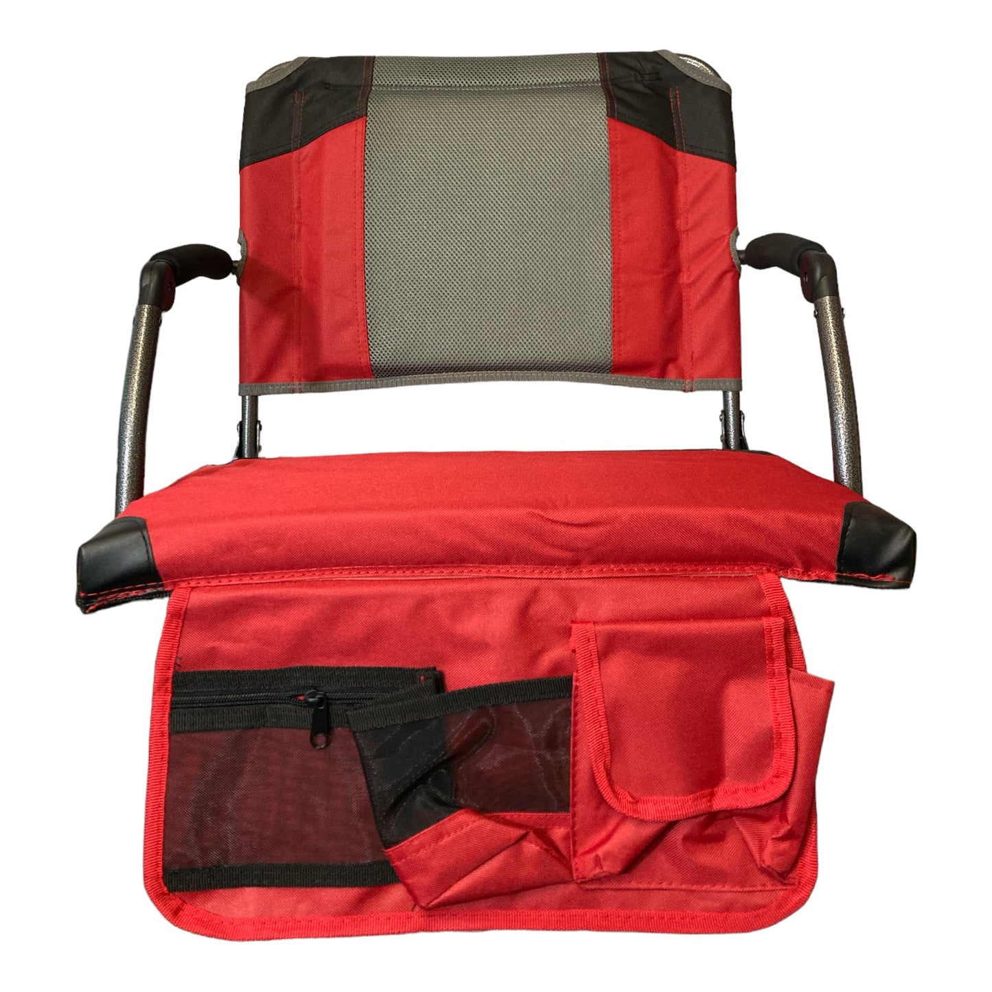 Member's Mark Deluxe Folding Stadium Seat With Lumbar Support, Red