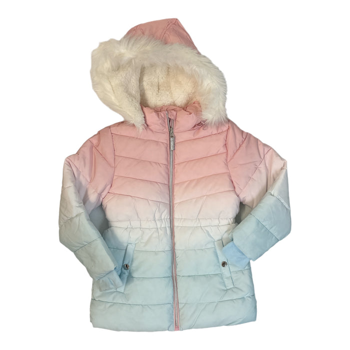 Member's Mark Girl's Favorite Wind Resistant Puffer Jacket w/ Removable Fur Hood