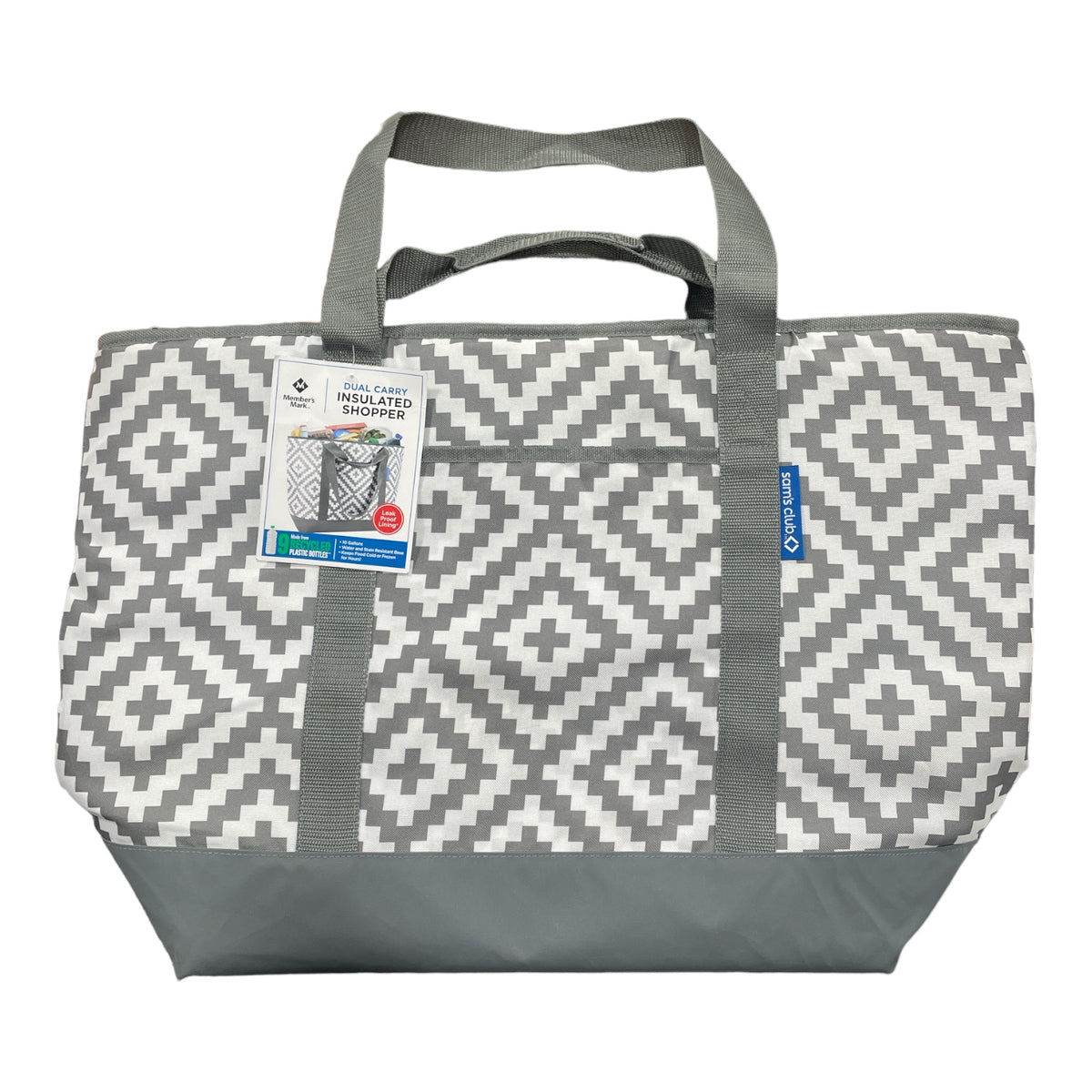 Member's Mark Dual Carry Extra Large Insulated Shopper Tote w/ Shoulde ...