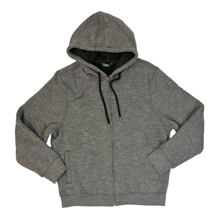 Member's Mark Men's Full Zip Rib Cuff & Hem Sherpa Lined Hoodie