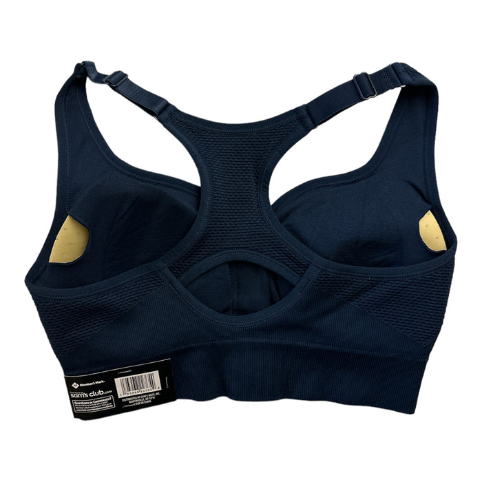 Member's Mark Women's 2-Pack Zip Front Seamless Adjustable Strap Sports Bra