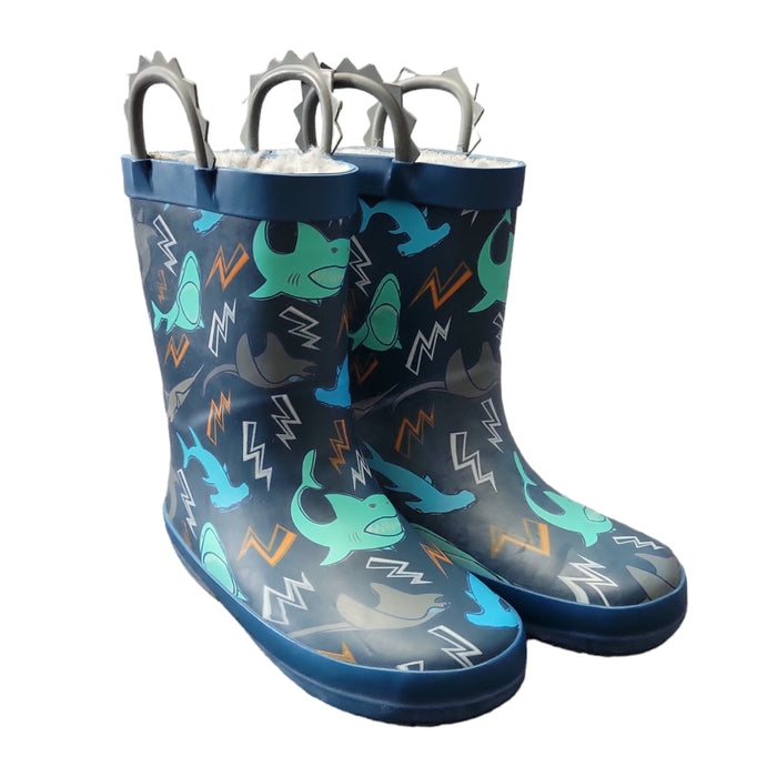 Member's Mark Boy's Easy Pull-On Lined Waterproof Rain Boots