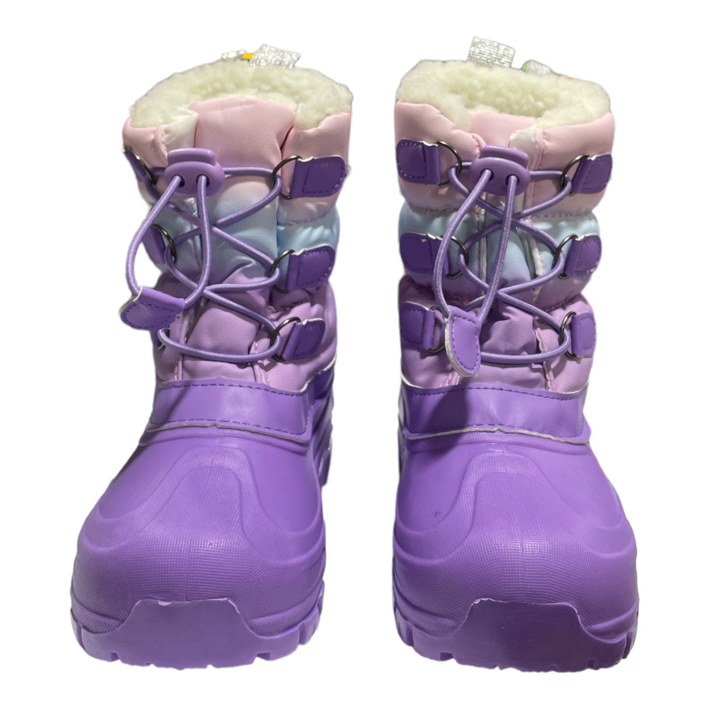 Member's Mark Girl's Faux Fur Lined Toggle Closure Winter Snow Boots