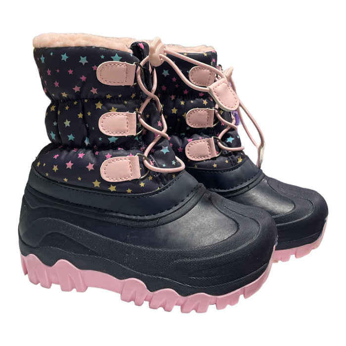 Member's Mark Girl's Faux Fur Lined Toggle Closure Winter Snow Boots