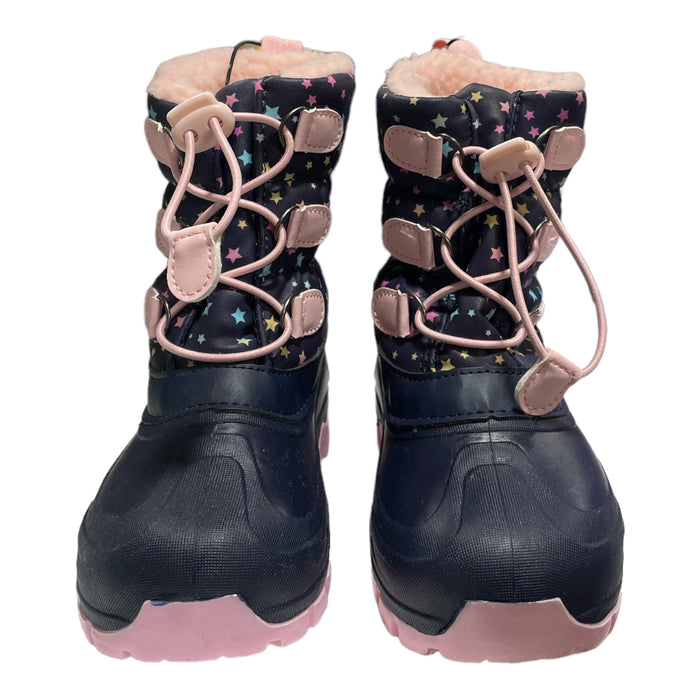 Member's Mark Girl's Faux Fur Lined Toggle Closure Winter Snow Boots