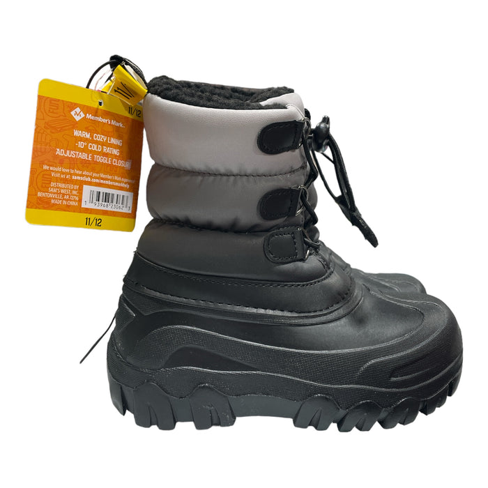 Member's Mark Boy's Pull On Insulated Snow Boots w/ Bungee Closure