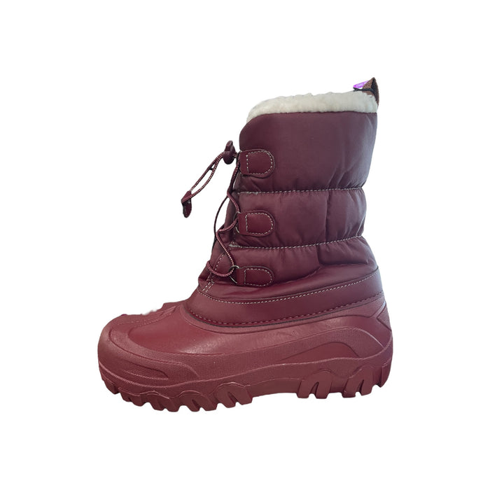 Member's Mark Girl's Faux Fur Lined Toggle Closure Winter Snow Boots