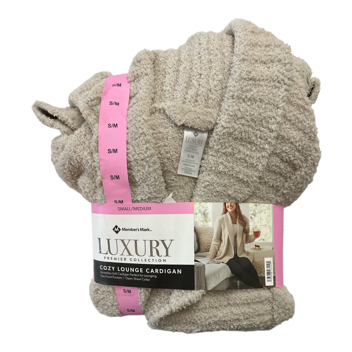 Member's Mark Women's Luxury Premier Collection Cozy Lounge Cardigan Sweater