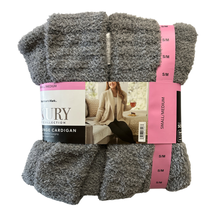 Member's Mark Women's Luxury Premier Collection Cozy Lounge Cardigan Sweater