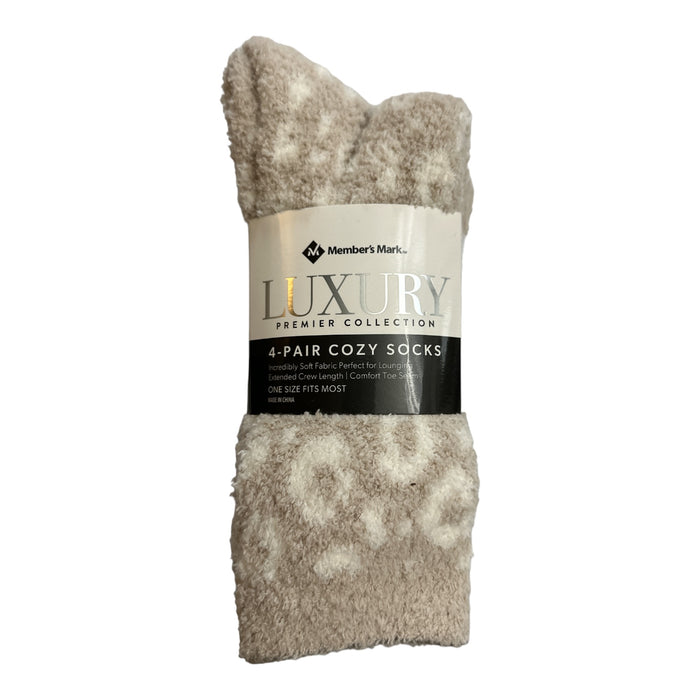 Member's Mark Women's 4 -Pair Luxury Premier Collection Cozy Socks