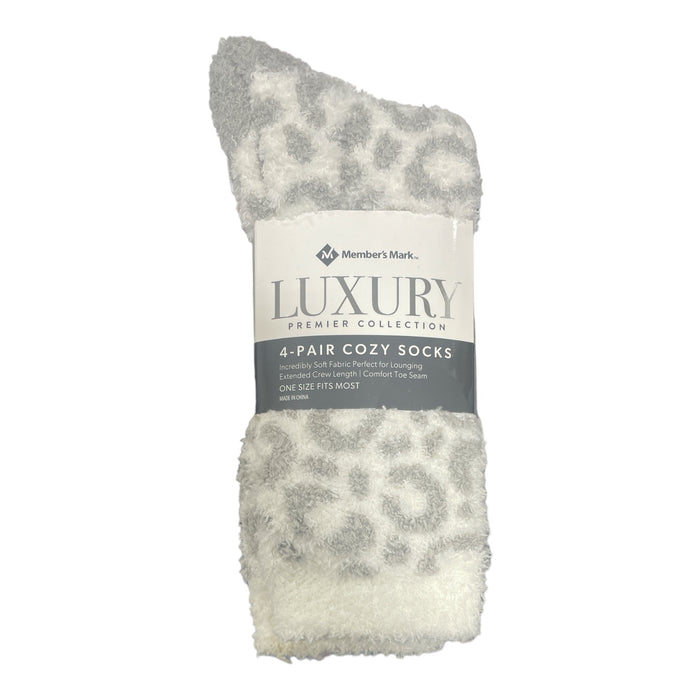 Member's Mark Women's 4 -Pair Luxury Premier Collection Cozy Socks