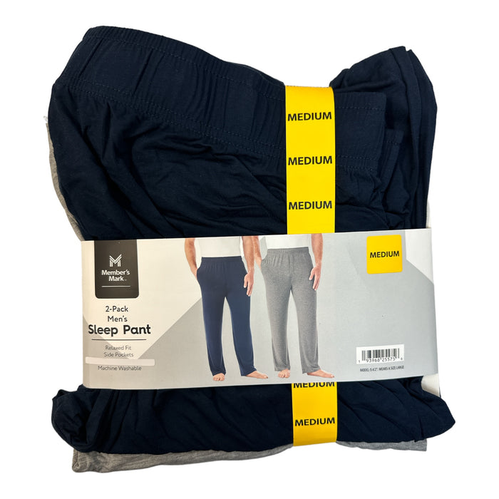 Member's Mark Men's 2-Pack Relaxed Fit Stretch Sleep Pant