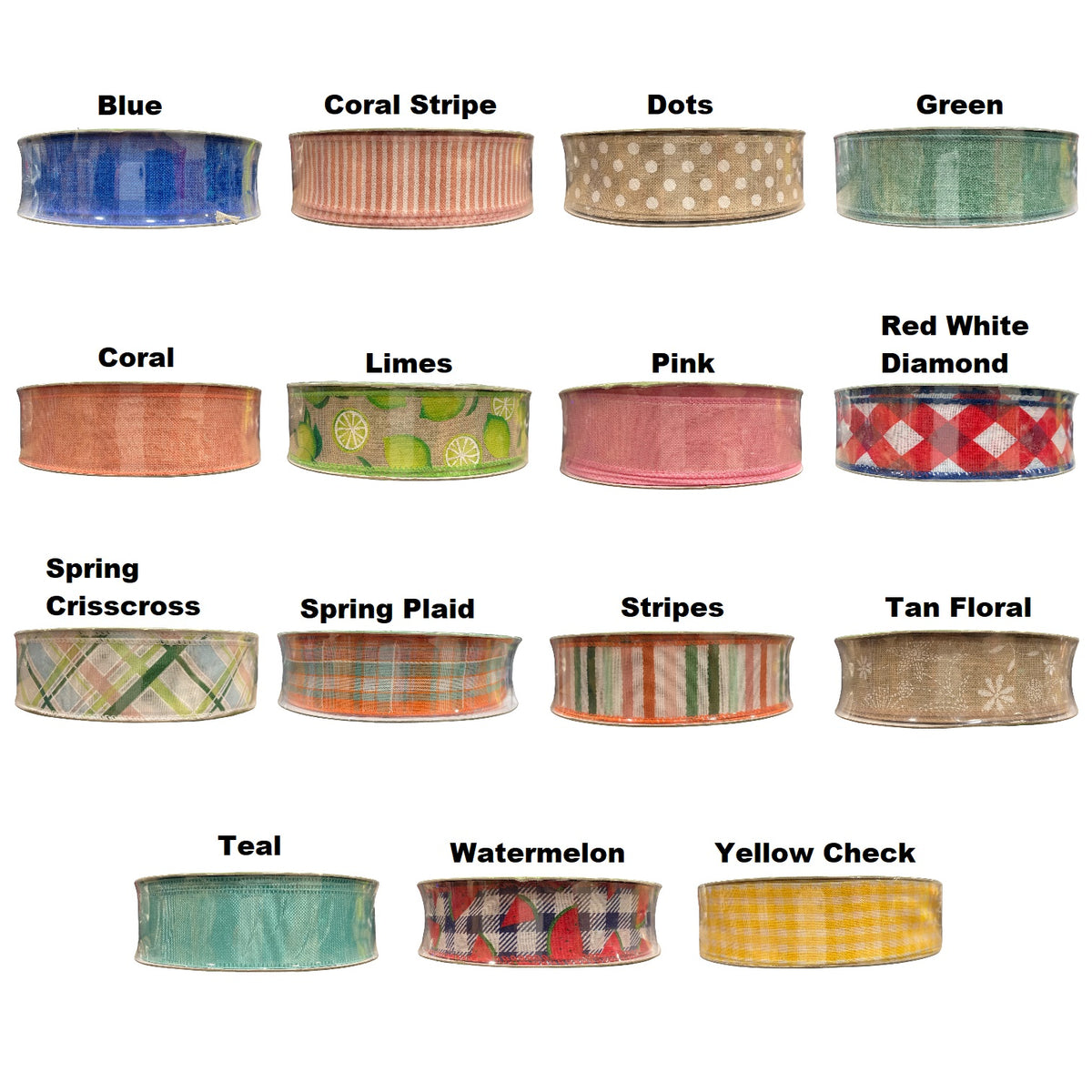 Member's Mark Premium Spring Theme Wire Edge Ribbon, 1.5 Member's Mark Premium Spring Theme Wire Edge Ribbon, 1.5