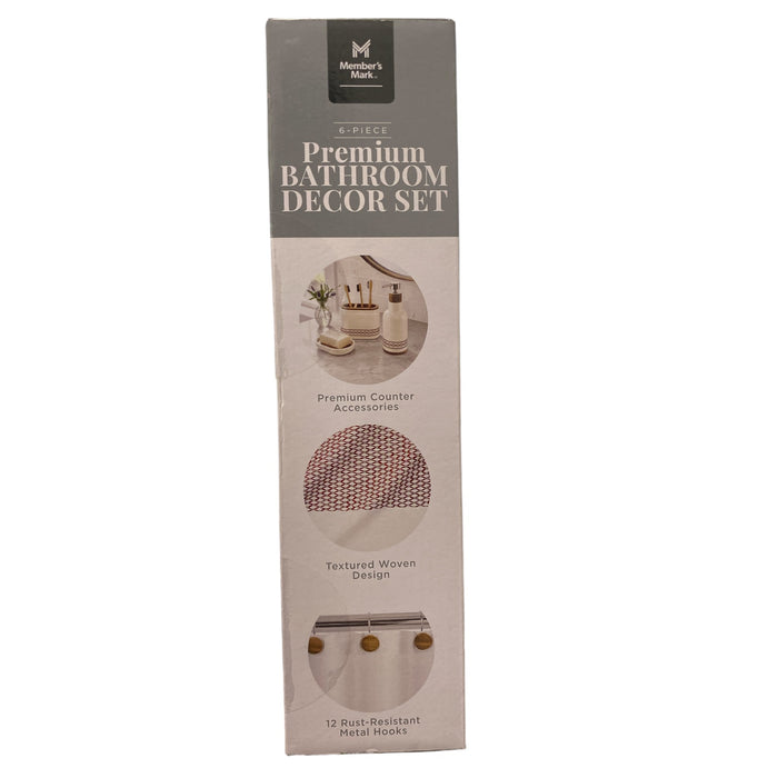 Member's Mark 6-Piece Premium Bath Set, Rust