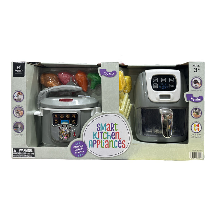 Member's Mark Smart Kitchen Appliance Playset, Light & Sounds, Grey, Age 3+