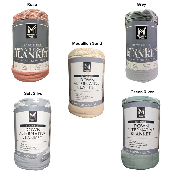Member's Mark Super Soft Down Alternative Reversible Blanket