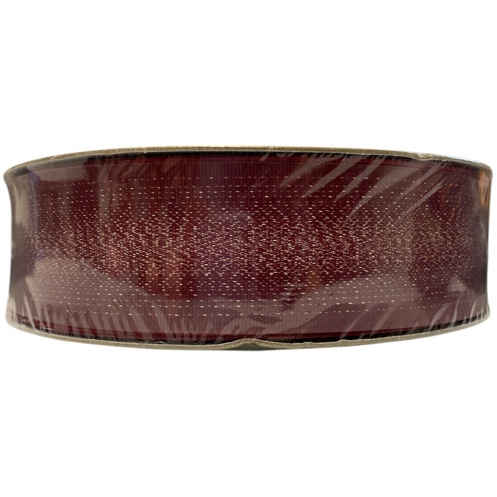 Member's Mark Wired Edge Premium Holiday Ribbon, 1.5" Wide x 50yds